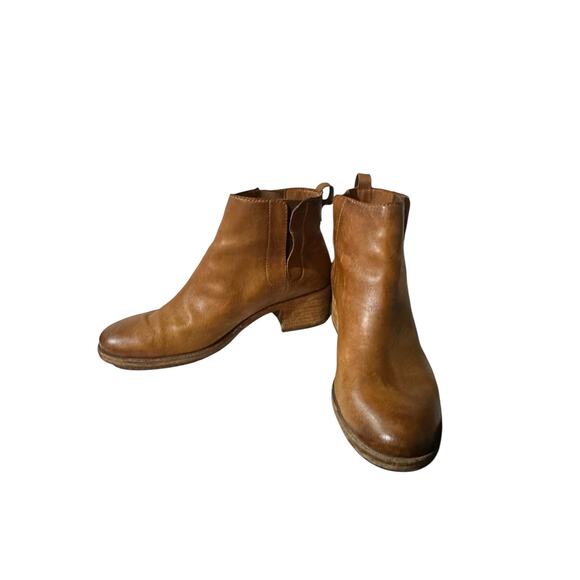 Kork Ease Women’s Mindo Ankle Leather Slip On Booties Brown Size 9.5 M - Picture 3 of 8